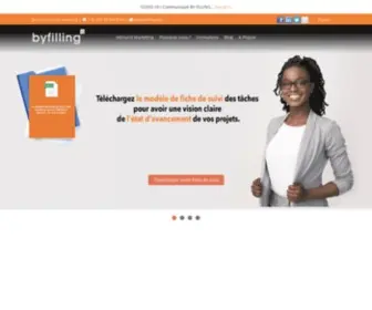 Byfilling.com(Agence de marketing digital & Inbound Marketing au Sénégal et en Côte d’Ivoire I Content Marketing I Développement de site web I Landing Page I Achats média) Screenshot