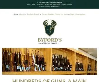 Byfordsgunshop.com(Byford’s Gun & Pawn) Screenshot