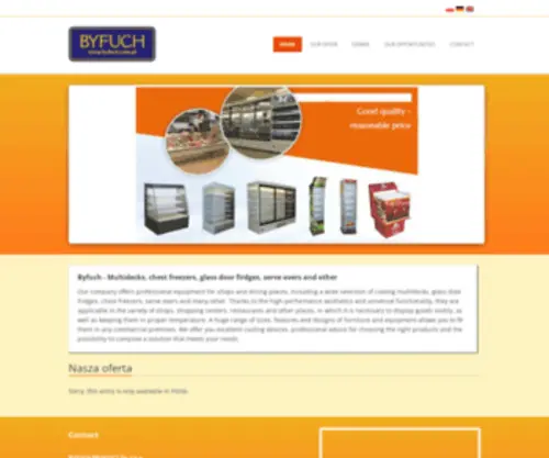 Byfuch.com.pl(Kolejna witryna oparta na WordPressie) Screenshot