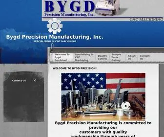 BYGDprecision.com(Bygd Precision Manufacturing) Screenshot