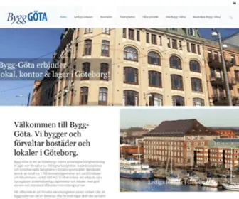 BYGG-Gota.se(Bygg-Göta kontor, lager, lokal i Göteborg) Screenshot