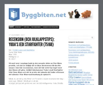 BYGgbiten.net(En blogg för legobyggare i alla åldrar) Screenshot