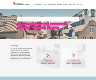 BYggeriogenergi.dk(Få gratis vejledning om energibesparelser i bygninger) Screenshot