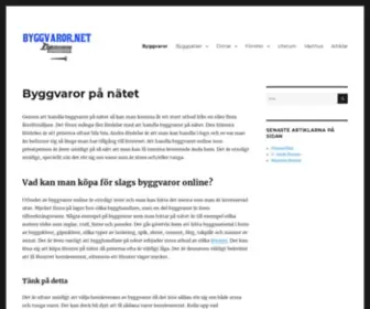 BYGgvaror.net(På) Screenshot