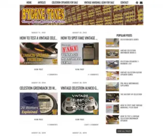 Bygonetones.com(Bygone Tones) Screenshot