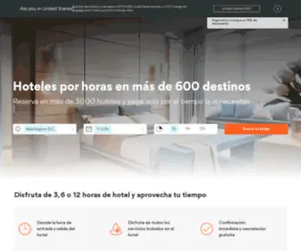 Byhourscard.com(Reserva habitaciones por unas horas en más de 3000 Hoteles) Screenshot