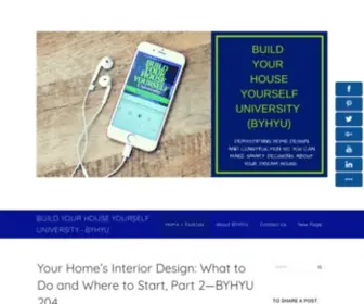 BYhyu.com(Build Your House Yourself University) Screenshot