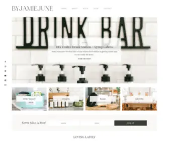 Byjamiejune.com(Lifestyle blog) Screenshot