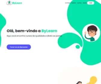 Bylearn.com.br(Cursos Online de Qualidade) Screenshot