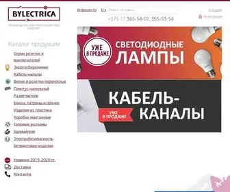 Bylectrica.by(УП "Светоприбор" ОО "БелТИЗ") Screenshot