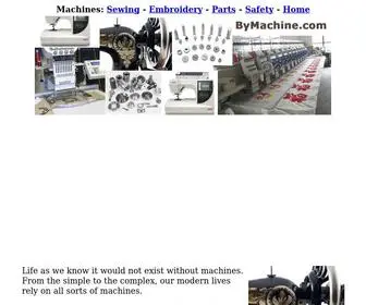 Bymachine.com(Sewing machine reviews) Screenshot