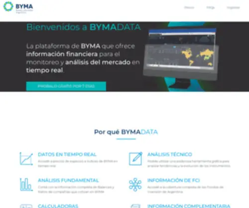 Bymadata.com.ar(Cotizaciones en tiempo real) Screenshot