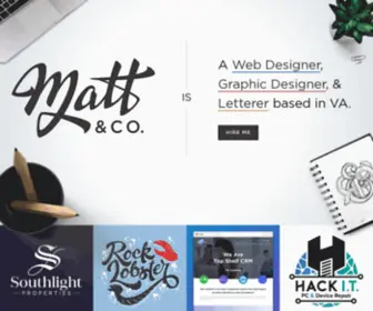 Bymatt.co(VA-Grown Freelance Web & Graphic Designer) Screenshot