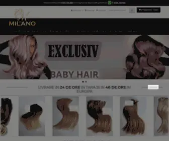 Bymilano.ro(Extensii de par natural) Screenshot