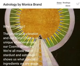 Bymonicabrand.com(Astrology by Monica Brand) Screenshot