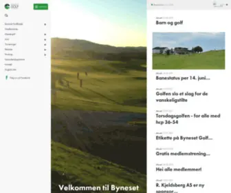 Bynesetgolf.no(Byneset Golfsenter AS) Screenshot