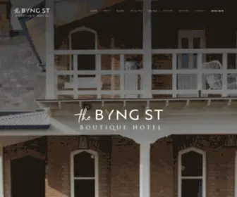 BYNGStreethotel.com.au(Byng Street Boutique Hotel) Screenshot