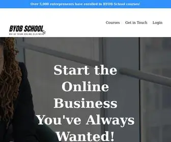 Byobschool.com(Build Your Online Business & Live Your Dream) Screenshot