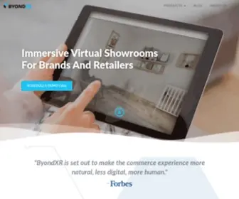 ByondXr.com(A new dimension to your customers' journey. Byond's immersive tech solutions) Screenshot