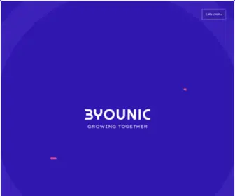 Byounic.com(Growing Together) Screenshot