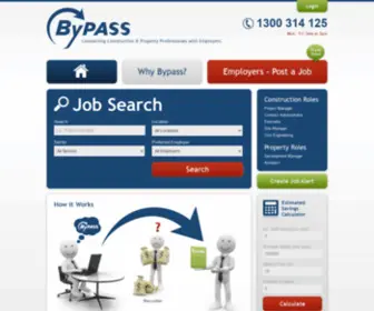 Bypass.net.au(Bypass Recruiting Fees) Screenshot