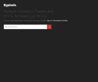 Bypixels.com(Wordpress Premium Themes and HTML Templates) Screenshot