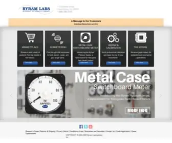 Byramlabs.com(Byram Laboratories) Screenshot