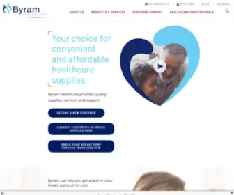 Byrammedshop.com(Medical Supply Company) Screenshot