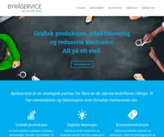 Byraservice.no(Byråservice) Screenshot