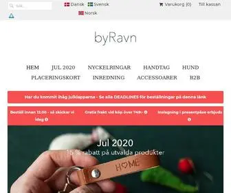 Byravn.se(Inredning & accessoarer i läder) Screenshot