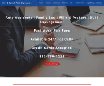 BYRD-LAW.com(Plant City Law) Screenshot