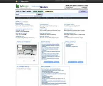 Byregion.net(World Regional Arts Directory) Screenshot