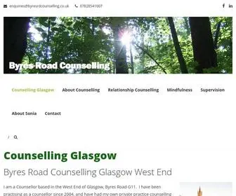 Byresrdcounselling.co.uk(Counselling Glasgow) Screenshot