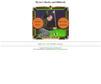 BYrne.org(Robert Byrne's Books and Billiards) Screenshot