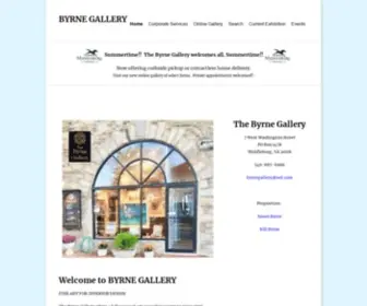 BYrnegallery.com(The Byrne Gallery) Screenshot