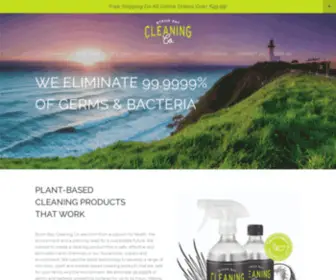 Byronbaycleaningco.com(Plant Based Cleaning Products) Screenshot