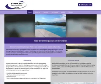 Byronbaydesignerpools.com.au(Swimming Pools) Screenshot