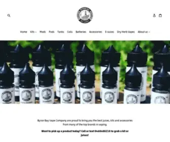 Byronbayvapecompany.com(Byron Bay Vape Company) Screenshot