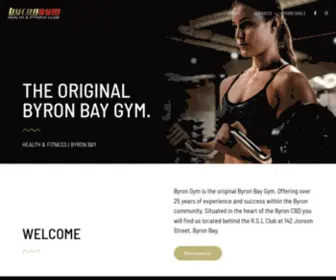 Byrongym.com(Byron Gym and Fitness centre Byron Gym) Screenshot