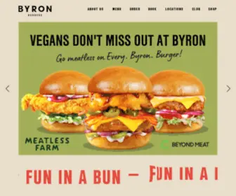 Byronhamburgers.com(Byron Burgers) Screenshot