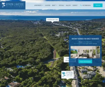 Byronlakeside.com(Byron Lakeside) Screenshot