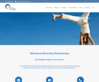 Byronphysio.com.au(Byron Bay Physiotherapy) Screenshot