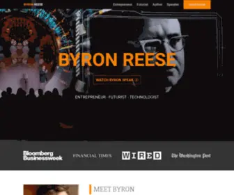 Byronreese.com(Byron Reese) Screenshot