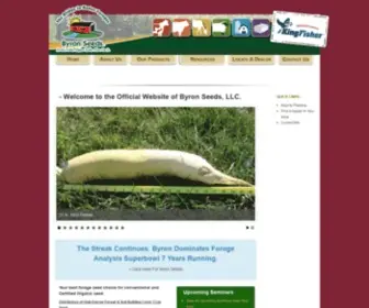 Byronseeds.net(Byron Seeds) Screenshot