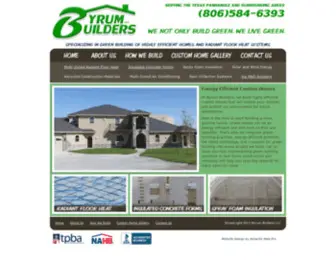 ByrumGreenbuilder.com(Byrum Builders) Screenshot