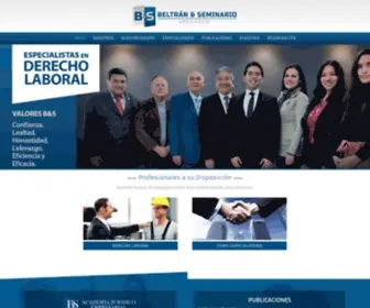 Bysabogados.com.pe(Estudio de abogados) Screenshot