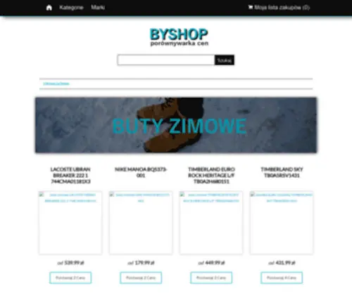 BYshop.pl(Porównywarka) Screenshot