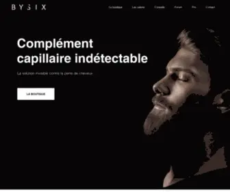 Bysix.org(Le meilleur du complément capillaire) Screenshot