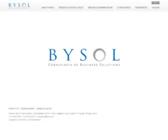 Bysol.com(메인) Screenshot