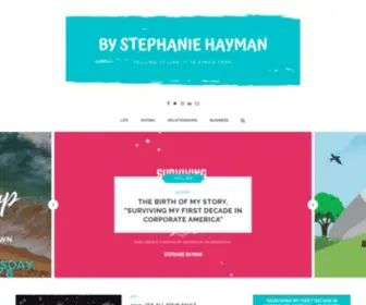 BYstephaniehayman.com(Telling it like it is through the written word) Screenshot